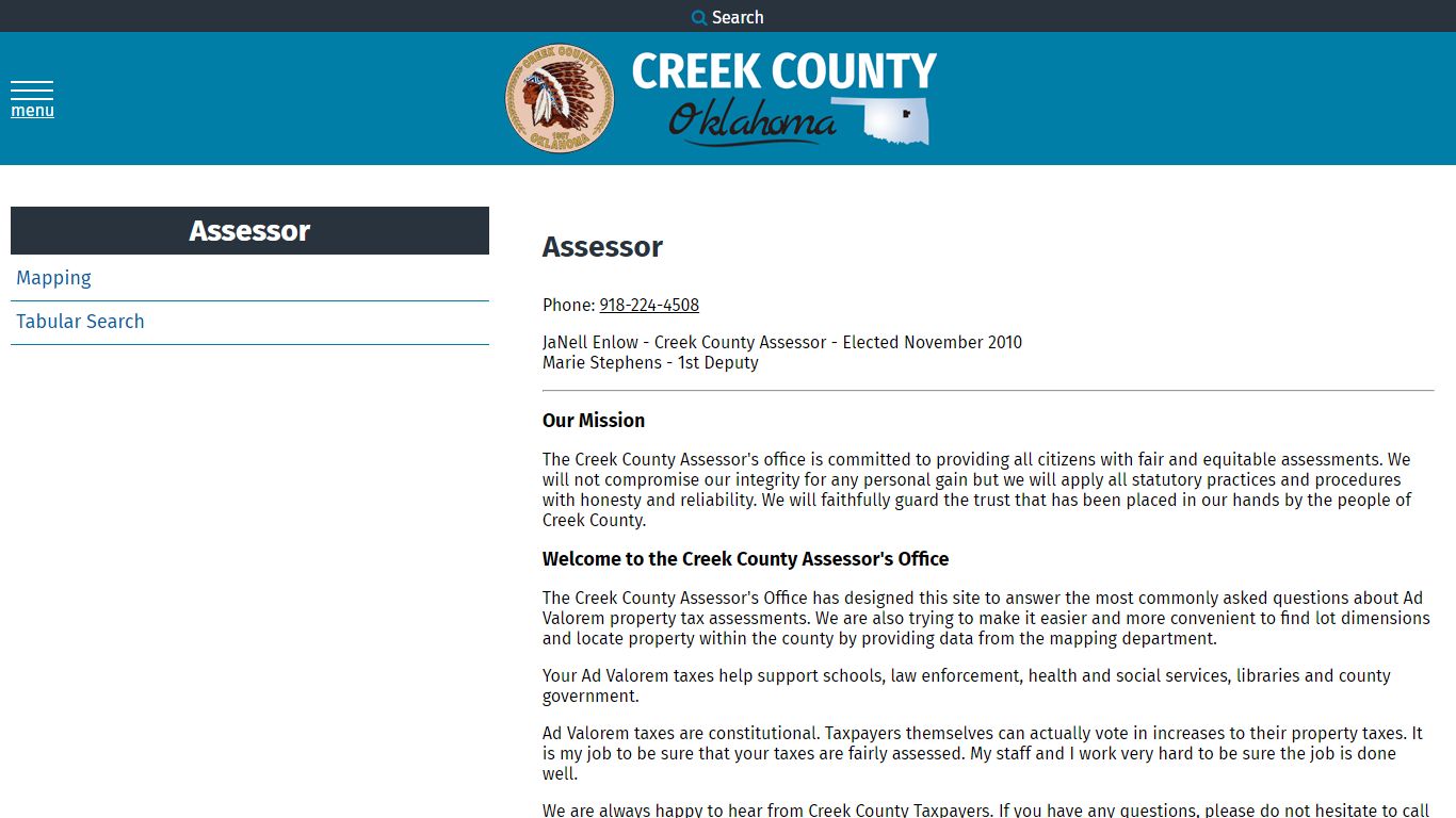 Assessor - Creek County Oklahoma